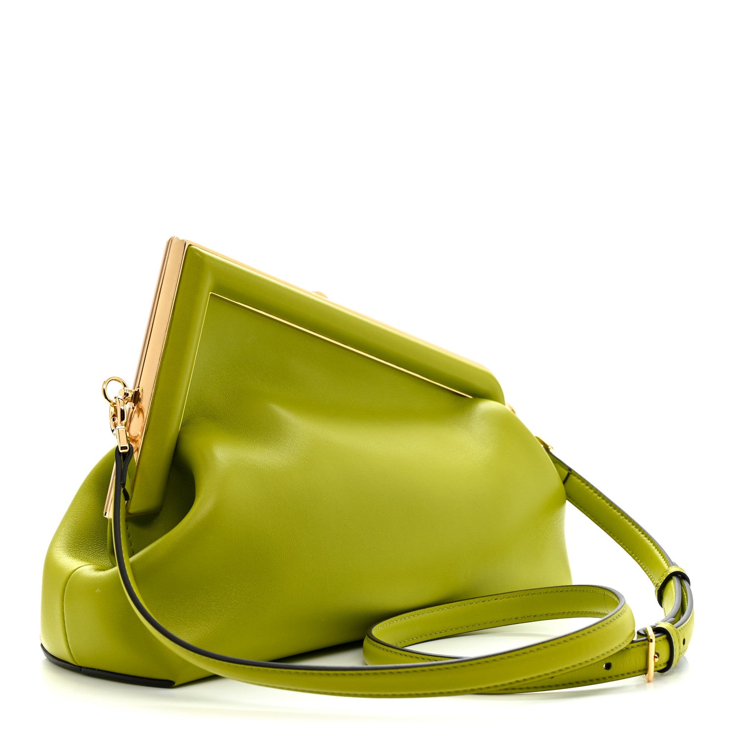Fendi Shiny Nappa Small Fendi First Wasabi 3 of 10