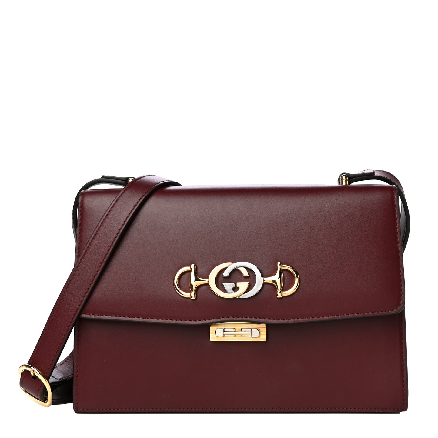 Smooth Calfskin Small Zumi Shoulder Bag Vintage Bordeaux