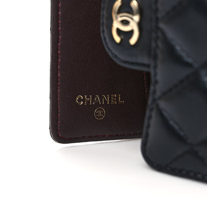 Chanel Lambskin Quilted 4 Key Holder Black 6 of 6
