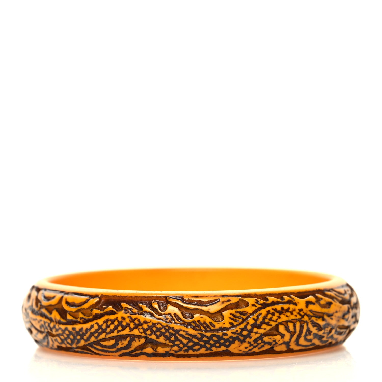 Gucci Resin Flora Bracelet Giallo 3 of 5