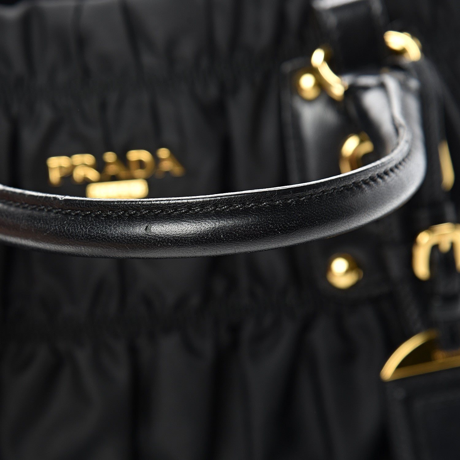 Prada Tessuto Nylon Gaufre Tote Black 12 of 15