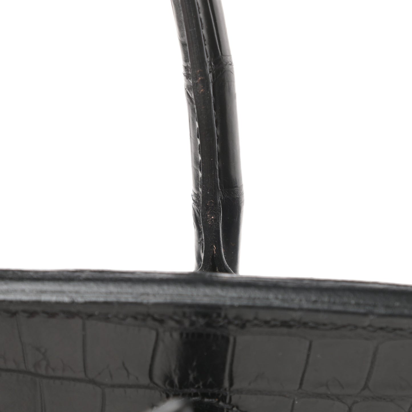 Matte Niloticus Crocodile Birkin 30 Black