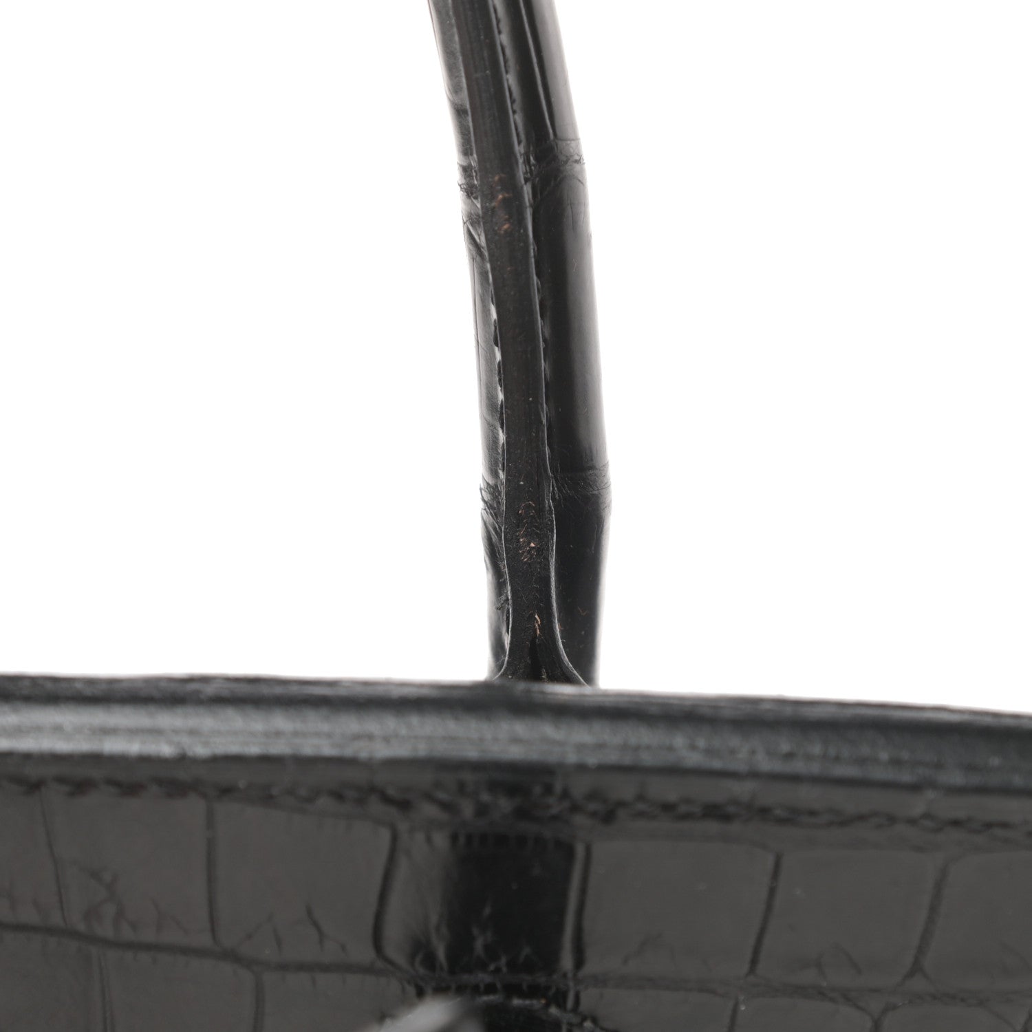 Hermes Matte Niloticus Crocodile Birkin 30 Black 39 of 43