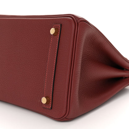 Hermes Togo Birkin 30 Rouge H 10 of 13