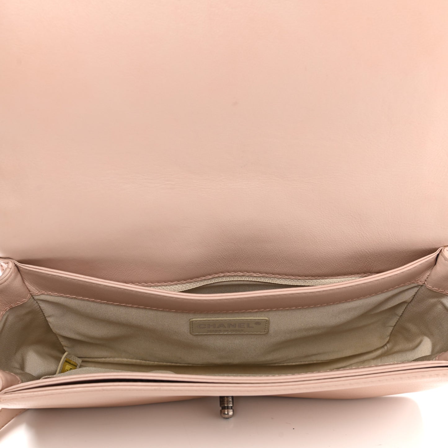 Calfskin New Medium Boy Reverso Flap Light Pink