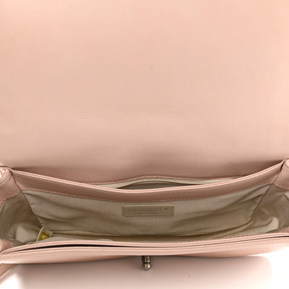Chanel Calfskin New Medium Boy Reverso Flap Light Pink 5 of 10