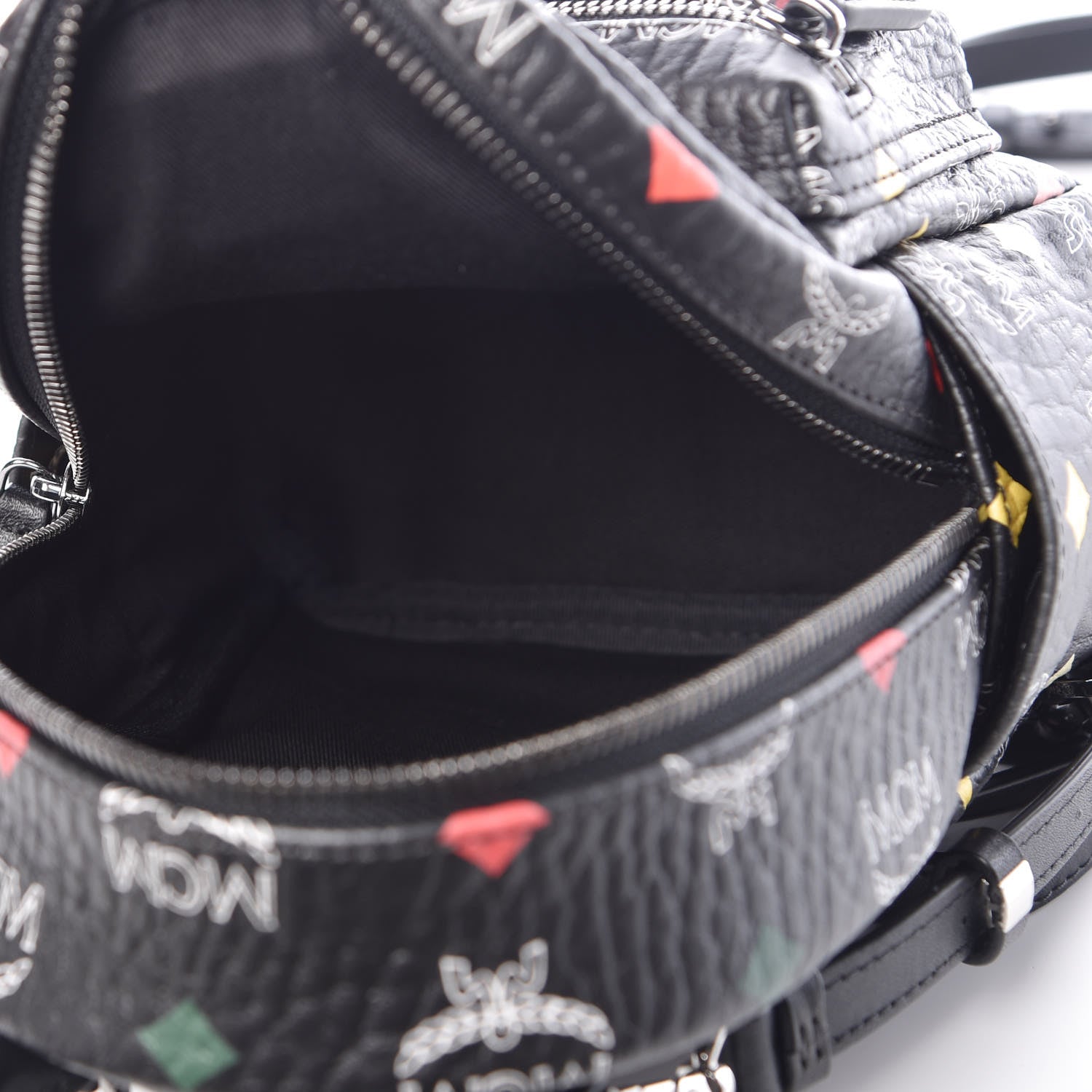 MCM Visetos Spektrum X-Mini Backpack Black 5 of 10