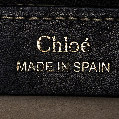 Chloe Calfskin Suede Small Jane Fringe Bag Black 7 of 20