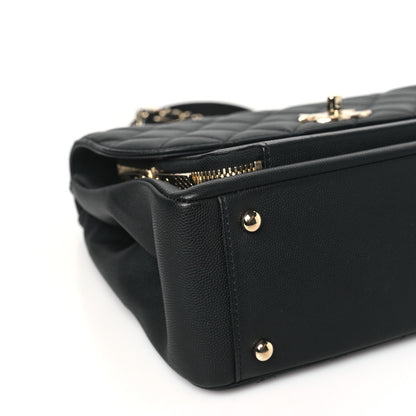 Chanel Caviar Quilted Large Business Affinity Flap Black 8 of 9