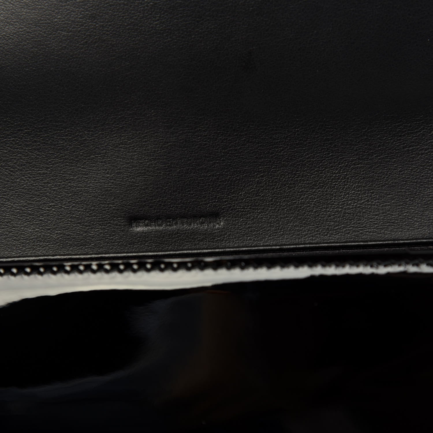 Miu Miu Vernice Crystal Logo Crossbody Black 7 of 11