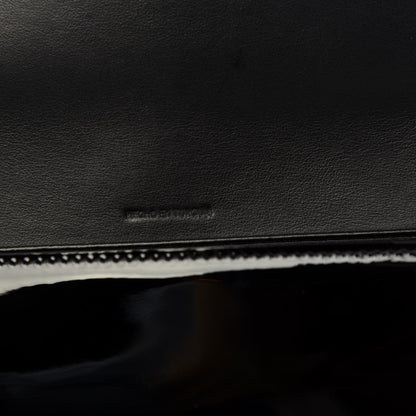 Miu Miu Vernice Crystal Logo Crossbody Black 7 of 11