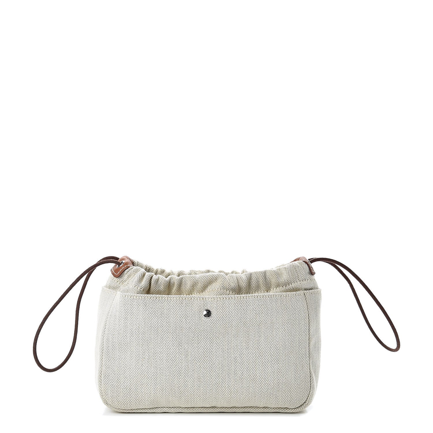 Hermes Canvas Barenia Fourbi 20 PM Pouch Naturel Fauve 1 of 10