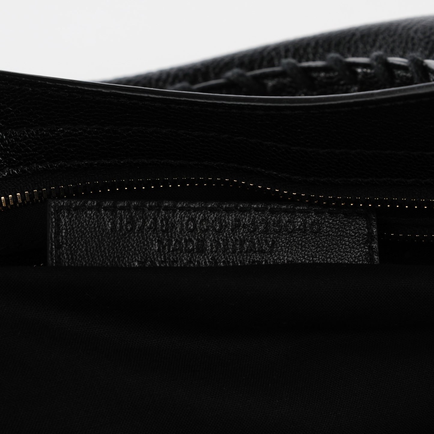 Chevre Gold Metallic Edge Hardware City Black
