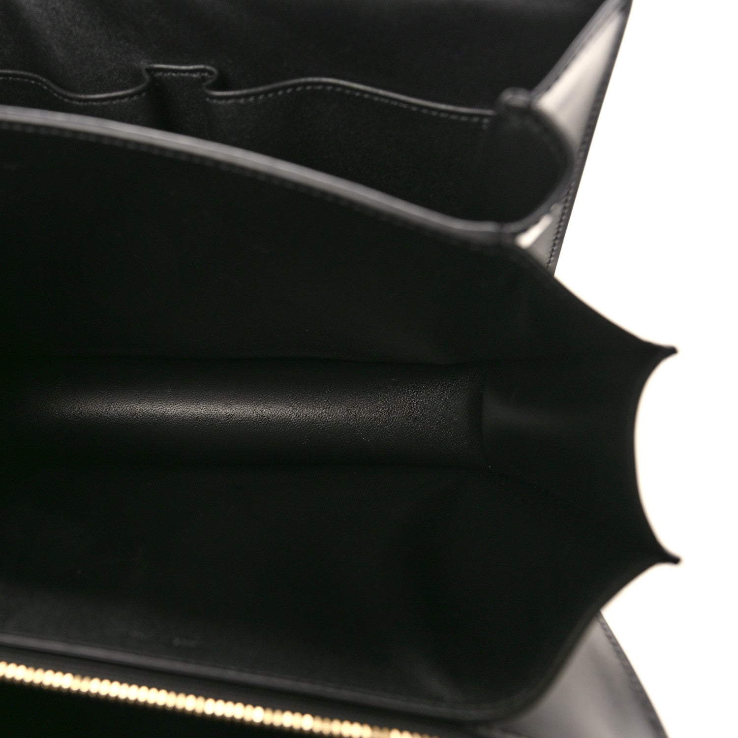 Celine Box Calfskin Medium Classic Box Flap Bag Black 5 of 9