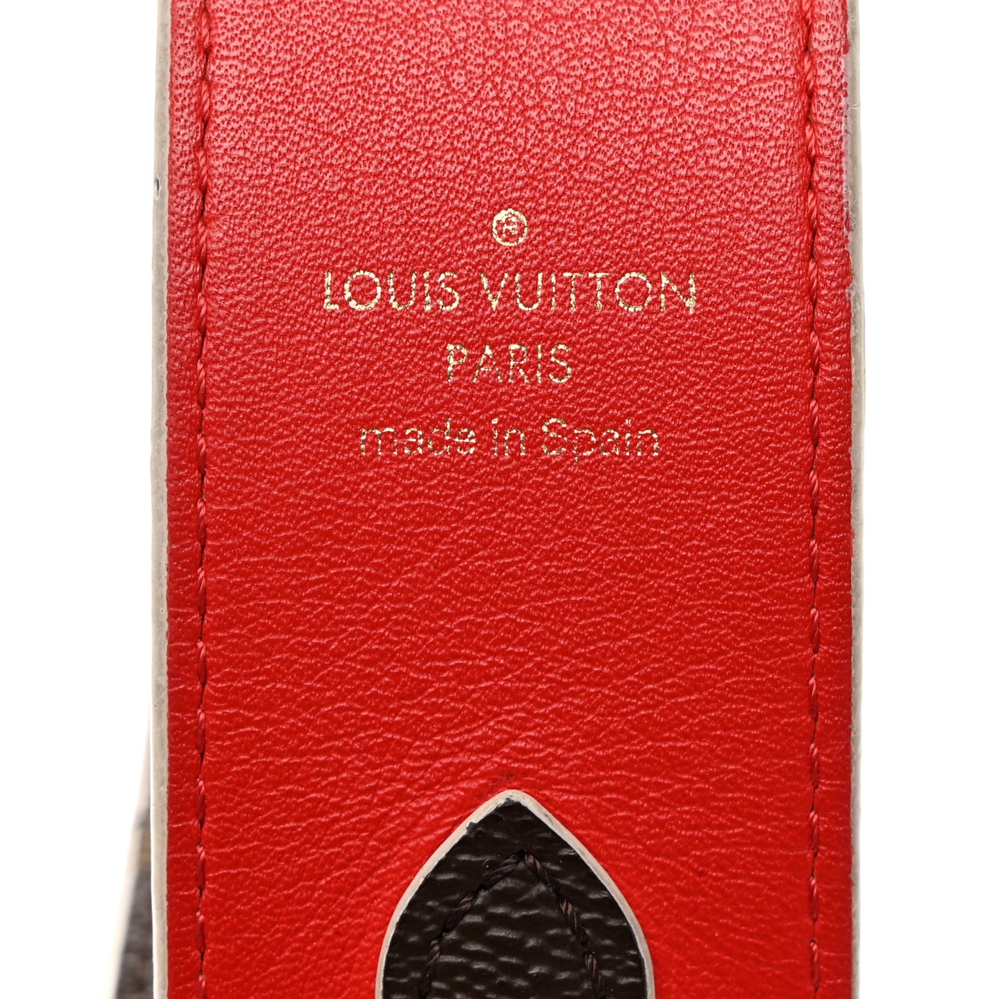 Monogram Bandouliere Shoulder Strap Red