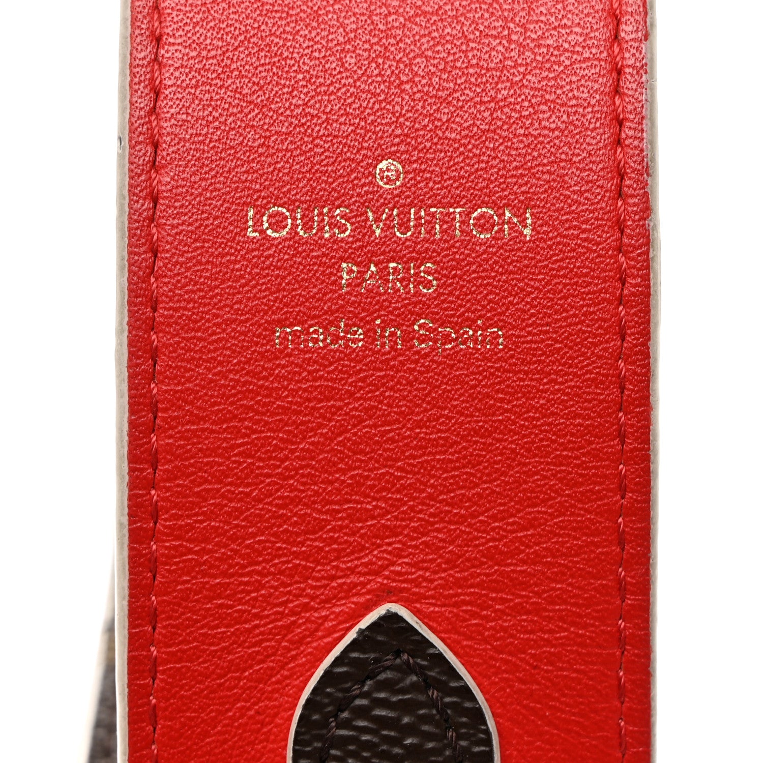 Louis Vuitton Monogram Bandouliere Shoulder Strap Red 3 of 5