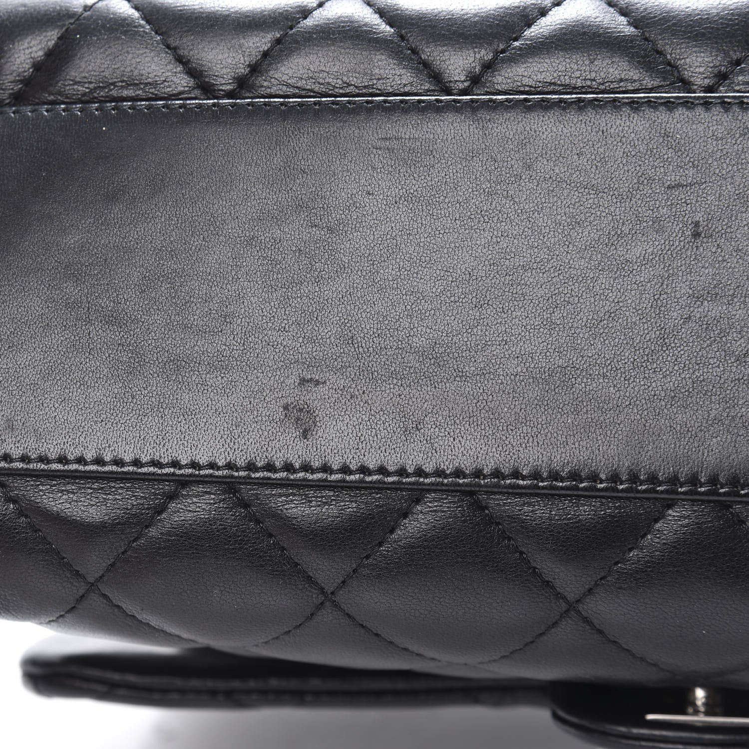 Chanel Lambskin Quilted Medium Kelly Flap Bag Black 15 of 16