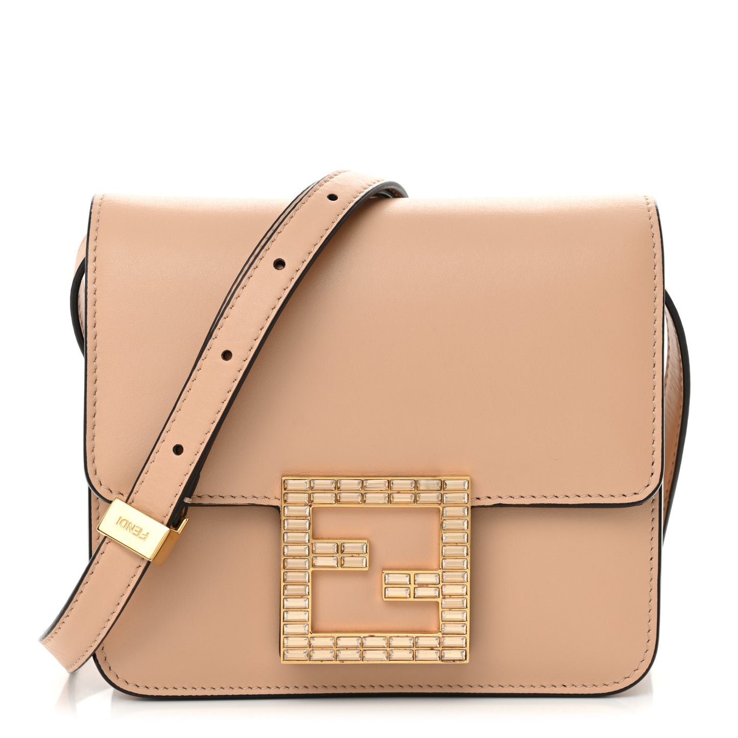 Vitello King Crystal Fab Crossbody Bag Makeup