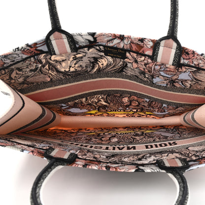 Christian Dior Canvas Embroidered La Force Book Tote Multicolor 5 of 9