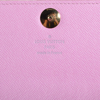 Louis Vuitton Monogram Multicolor Sarah Wallet White Litchi 6 of 8
