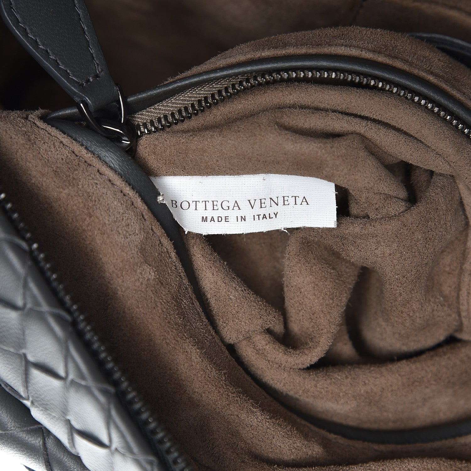 Bottega Veneta Nappa Intrecciato Small Camera Bag New Light Grey 7 of 10