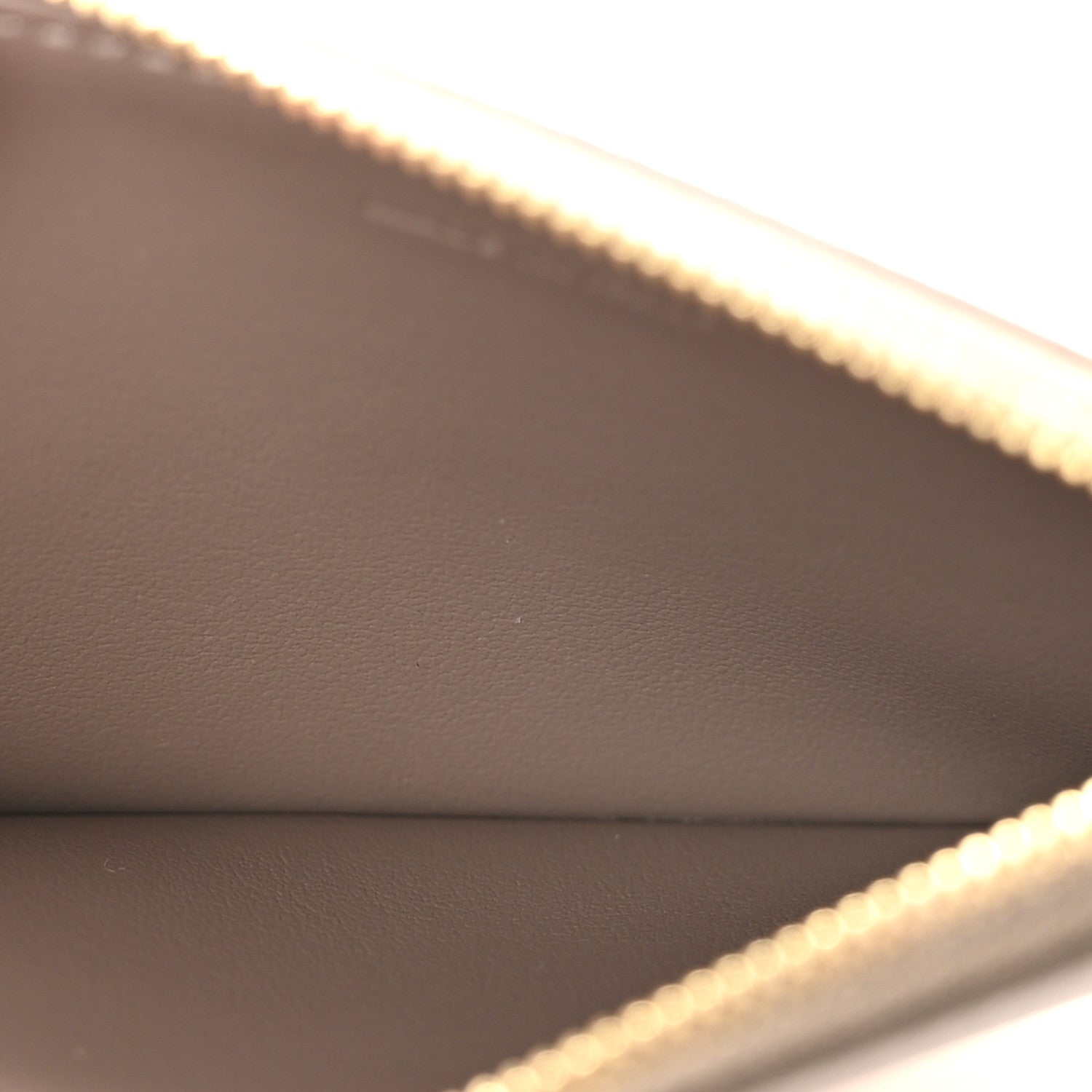 Celine Grained Calfskin Zipped Card Holder Pebble 5 of 7