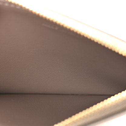 Celine Grained Calfskin Zipped Card Holder Pebble 5 of 7