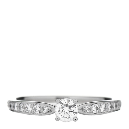 Tiffany Platinum Diamond .19ct Round Brilliant Harmony Engagement Ring 49 4.75 1 of 6