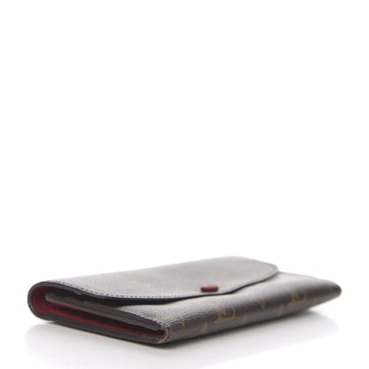 Louis Vuitton Monogram Emilie Wallet Red 4 of 10