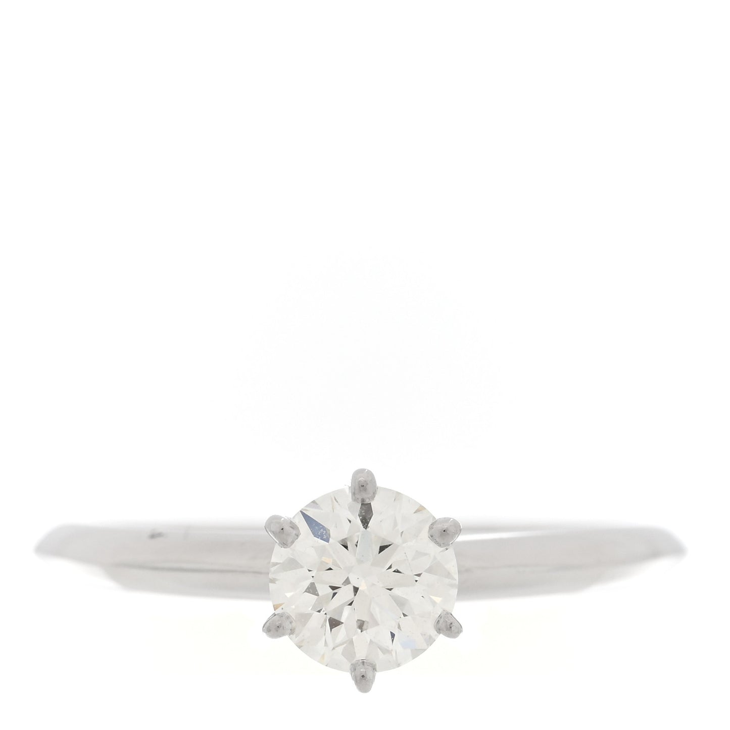 Platinum Diamond .75ct Solitaire Engagement Ring 54 7