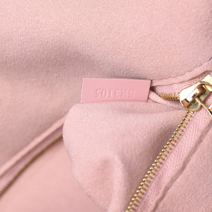 Louis Vuitton Damier Ebene Caissa Hobo Rose Ballerine 7 of 13