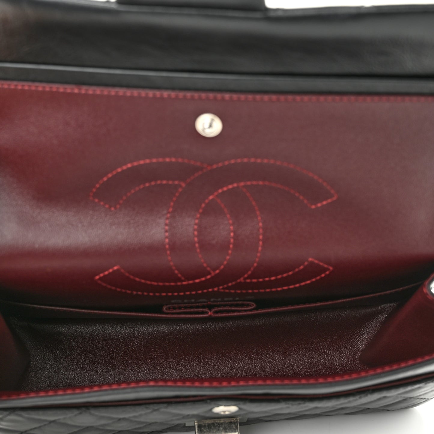 Aged Calfskin Quilted 2.55 Reissue 225 Flap Black
