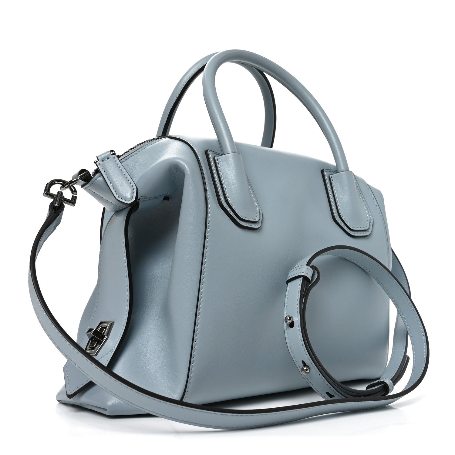Givenchy Calfskin Small Soft Antigona Ice Blue 3 of 9