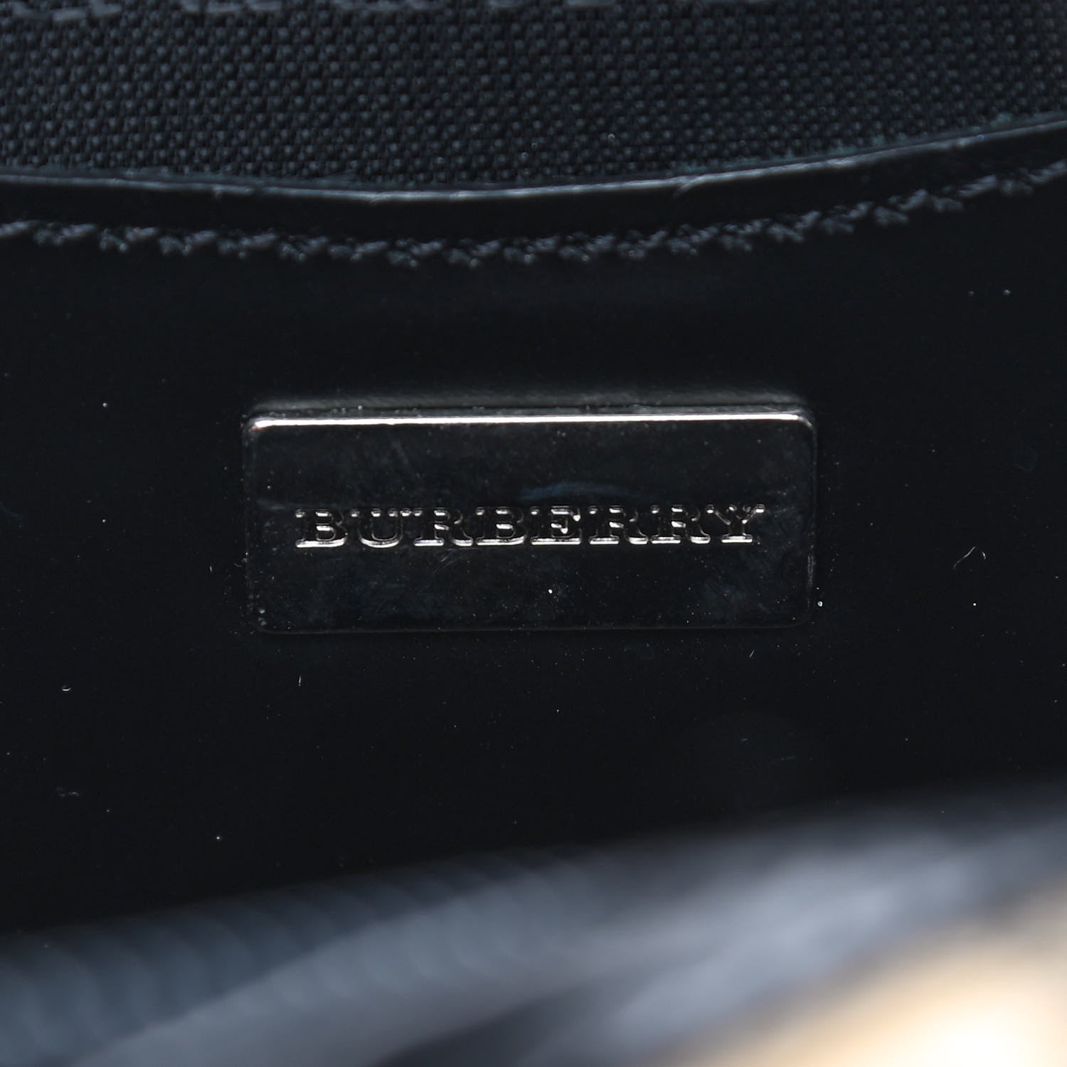 Burberry House Check Mini Top Handle Bag Black 6 of 8