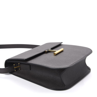 Tom Ford Calfskin Large T Clasp Tara Crossbody Bag Grey 4 of 9