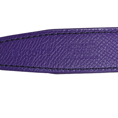 Hermes Epsom Swift 24mm Mini Constance H Belt 70 Crocus Bleu Hydra 3 of 5