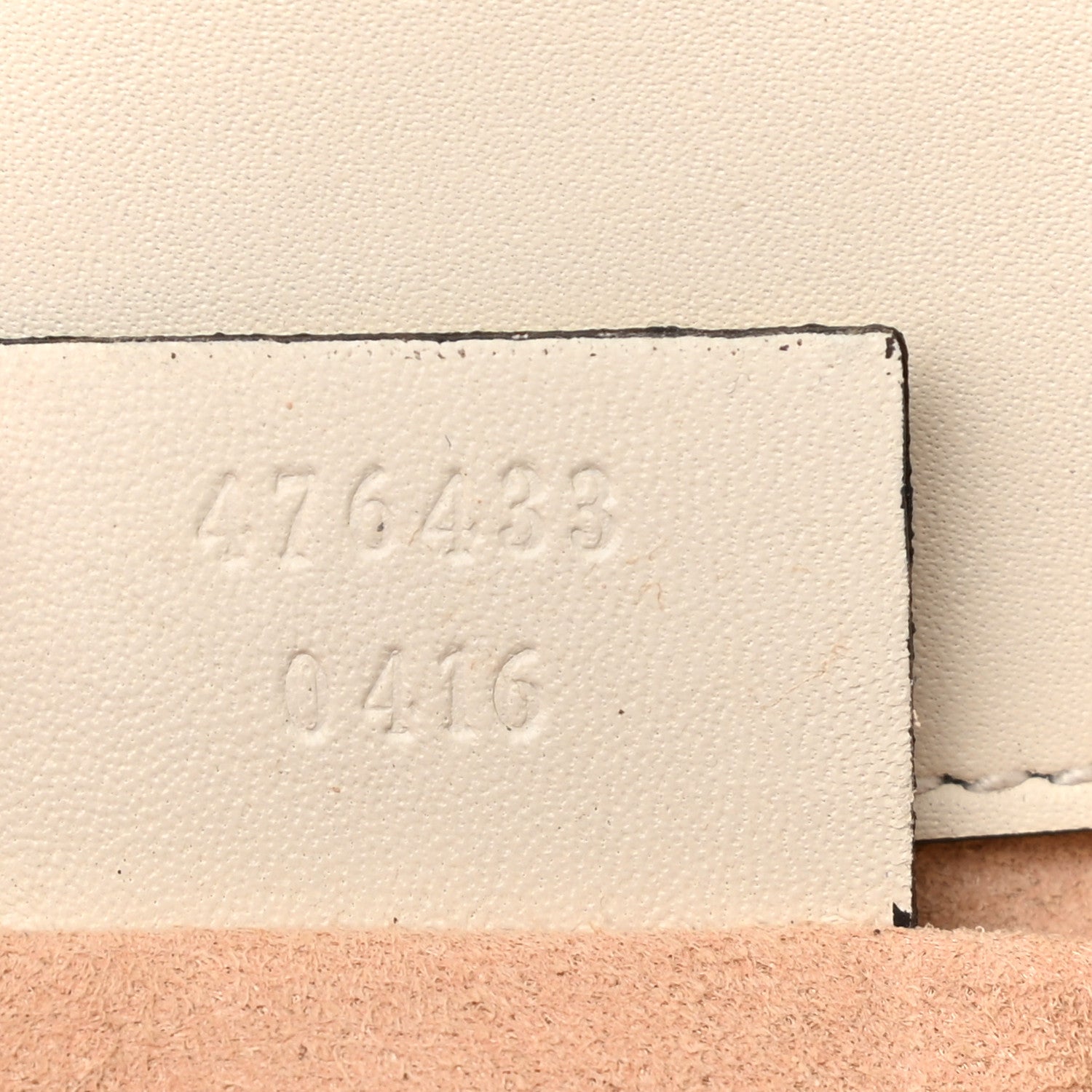 Gucci Calfskin Matelasse Super Mini GG Marmont Shoulder Bag White 7 of 10