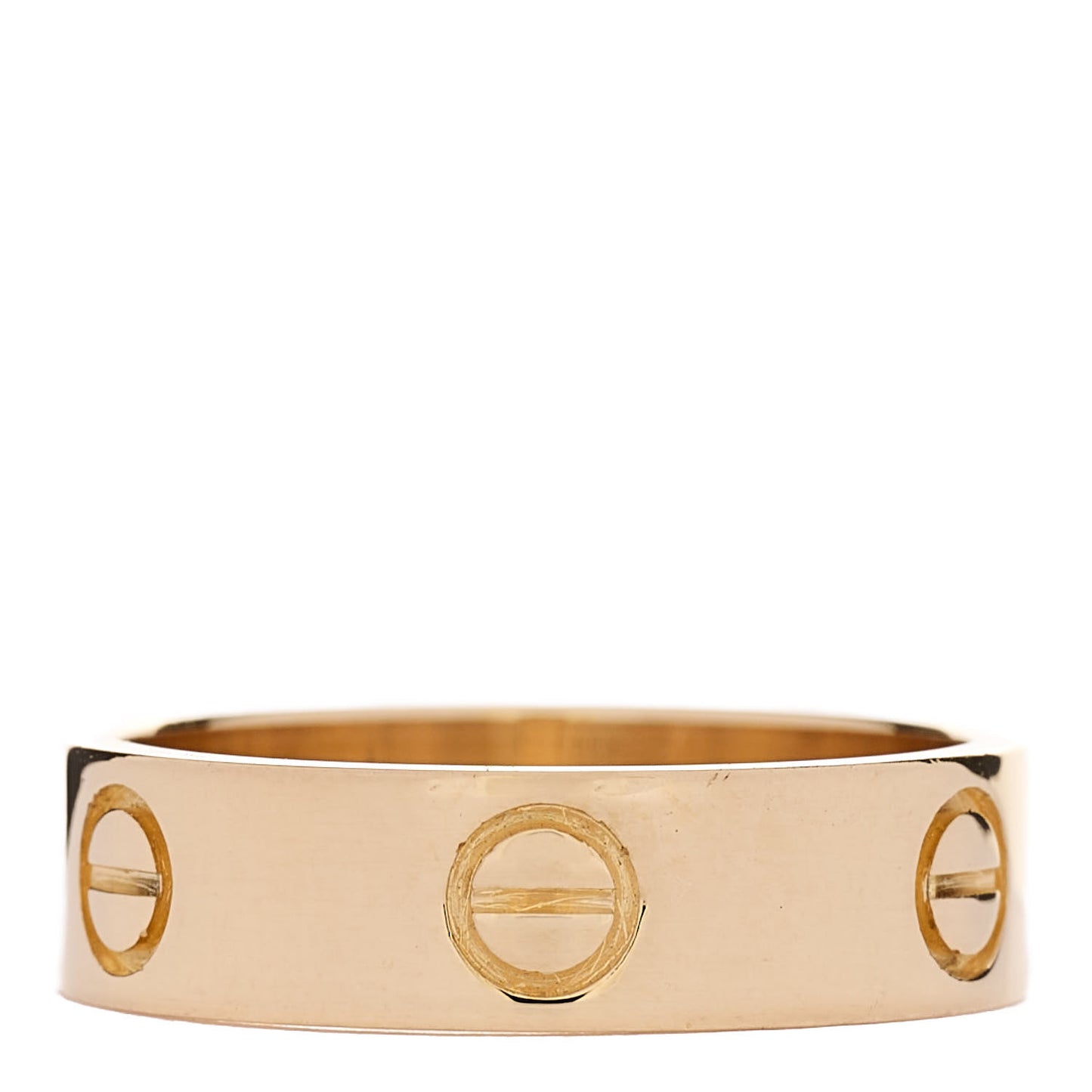 18K Yellow Gold 5.5mm LOVE Ring 56 7.75