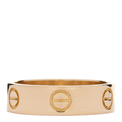 Cartier 18K Yellow Gold 5.5mm LOVE Ring 56 7.75 3 of 5