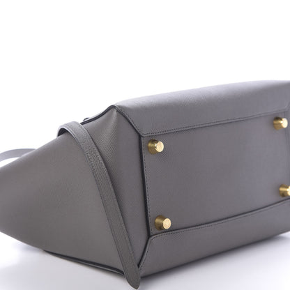 Celine Grained Calfskin Mini Belt Bag Grey 6 of 10