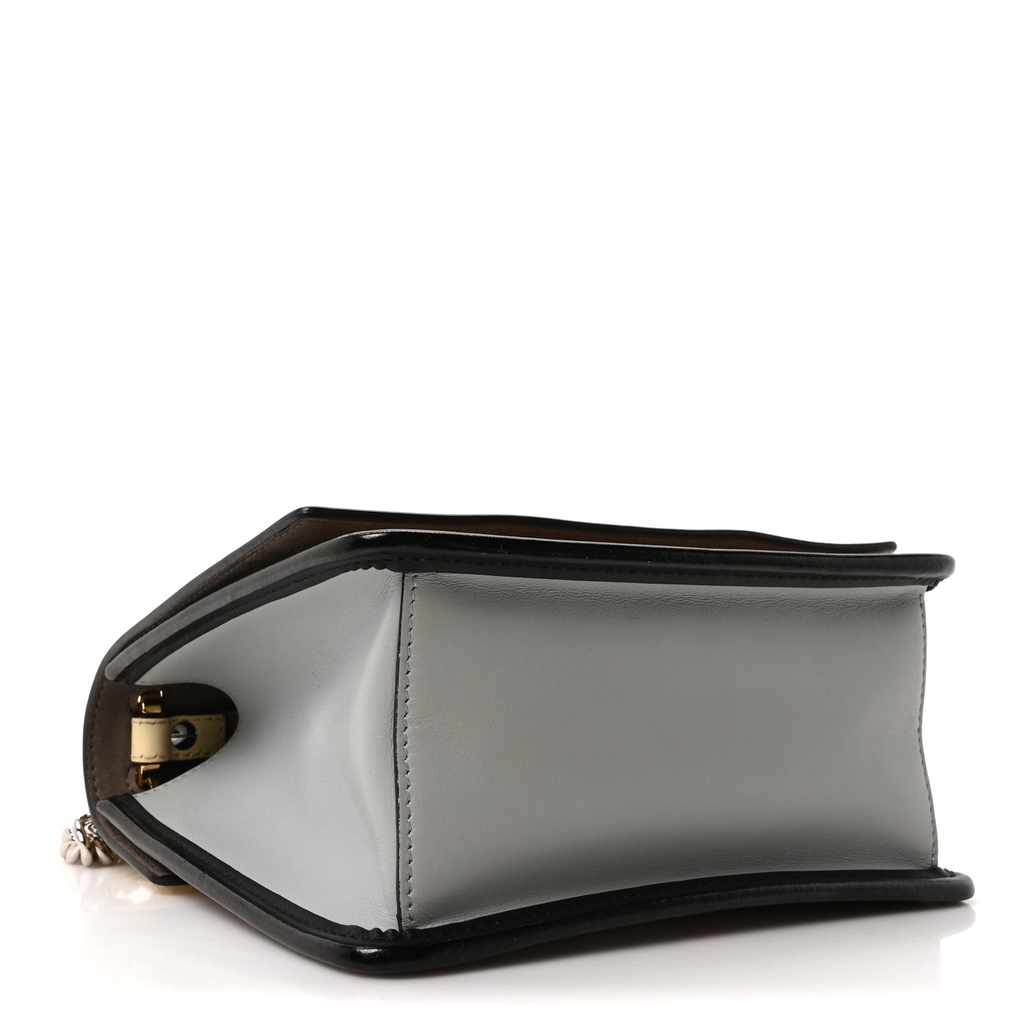Fendi Vitello Century Opaco F is Fendi Small Kan I Shoulder Bag Amido Soap Ghiaccio 4 of 10