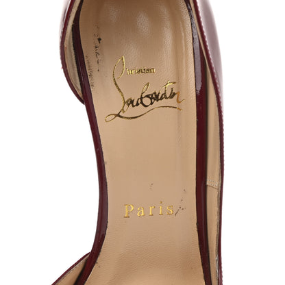 Christian Louboutin Patent Iriza 100 Pumps 37 Red 8 of 10