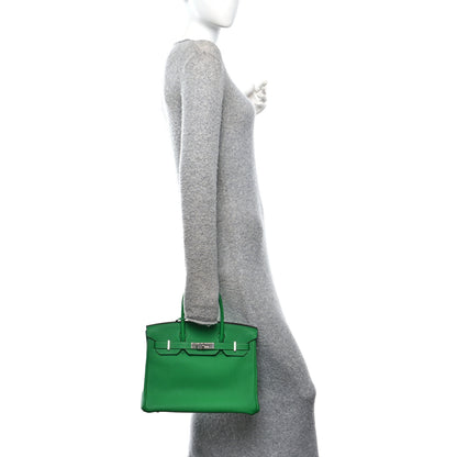 Hermes Taurillon Clemence Birkin 30 Menthe 2 of 10