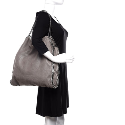 Stella McCartney Shaggy Deer Big Falabella Tote Grey 2 of 9