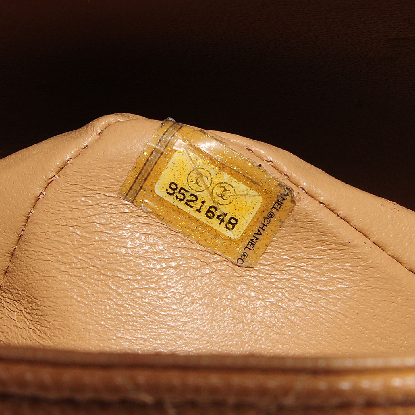 Caviar Jumbo Single Flap Beige