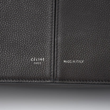 Celine Baby Grained Calfskin Small Tri-Fold Bag Anthracite 6 of 14