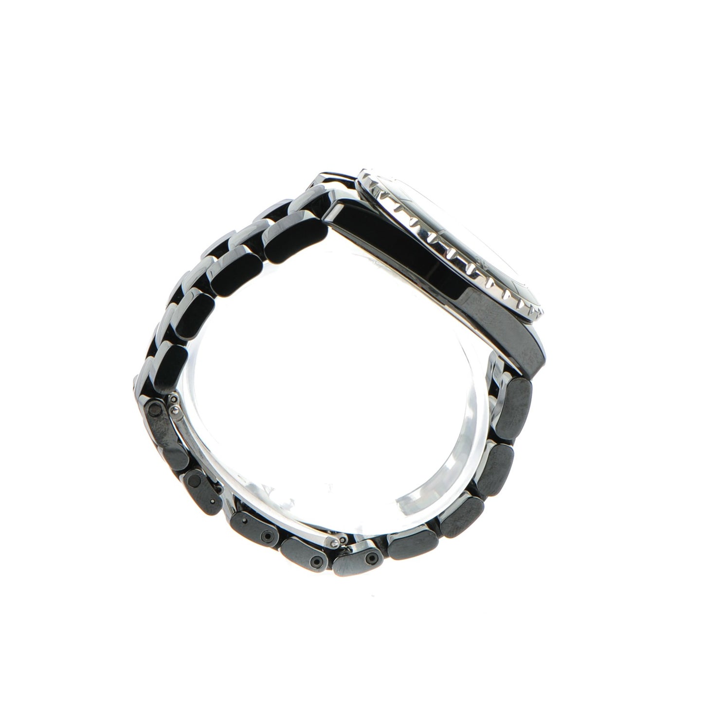 Stainless Steel Ceramic Diamond 38mm J12 Automatic Watch Black