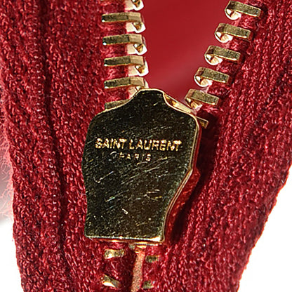 Saint Laurent Sheepskin Large Classic Y Cabas Red 7 of 9