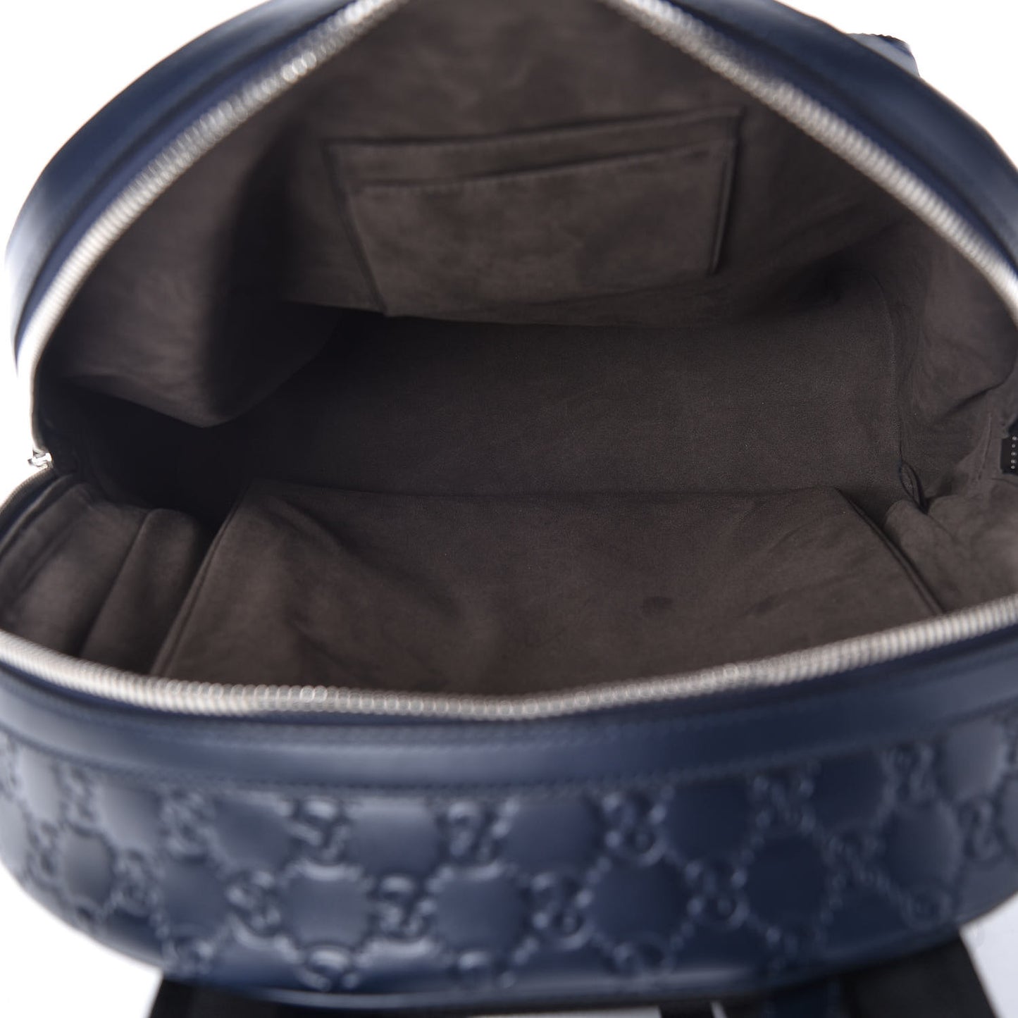 Guccissima Signature Day Backpack Blue