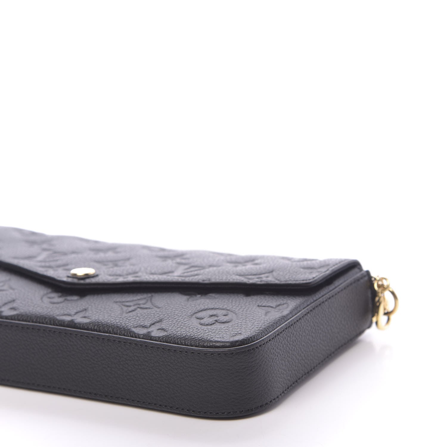 Louis Vuitton Empreinte Pochette Felicie Chain Wallet Black 10 of 11